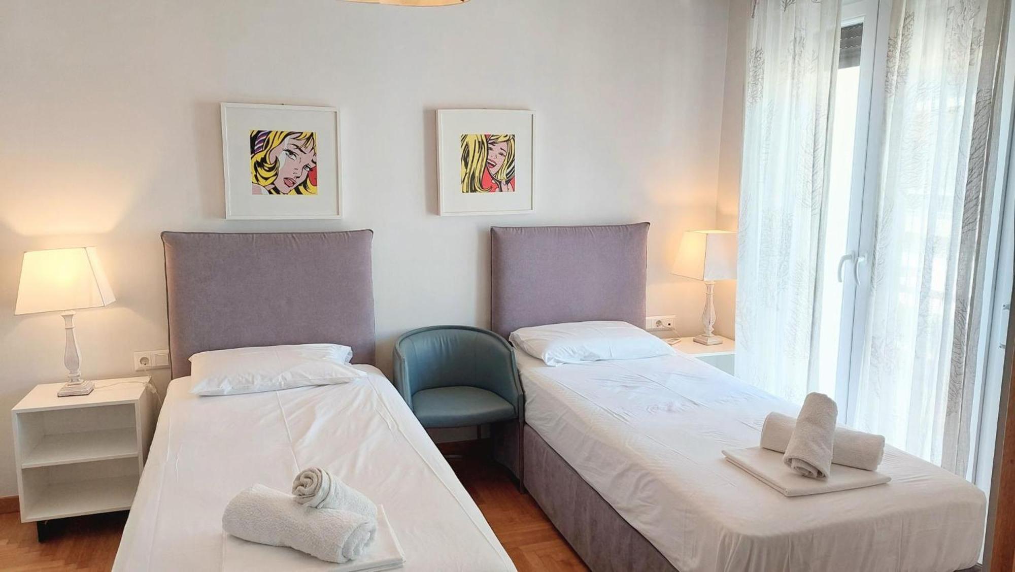 Elegant Apartment In Acropolis Atena Exterior foto